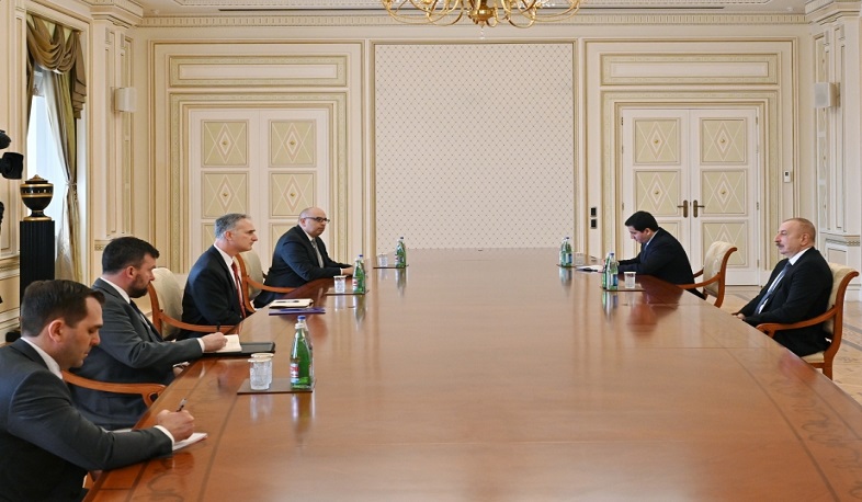 Aliyev discussed negotiation process with Armenia with senior adviser of US State Department