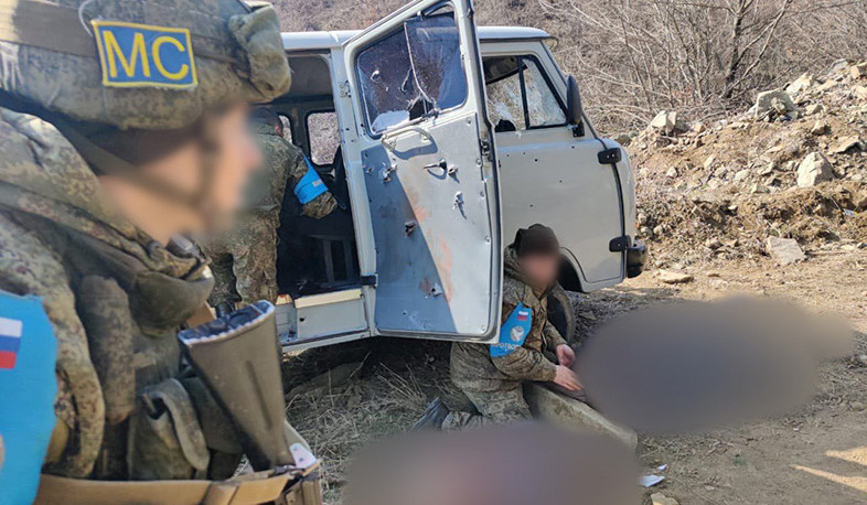 Servicemen of armed forces of Azerbaijan shot at car of law enforcement officers of Nagorno-Karabakh: Russian peacekeeping mission
