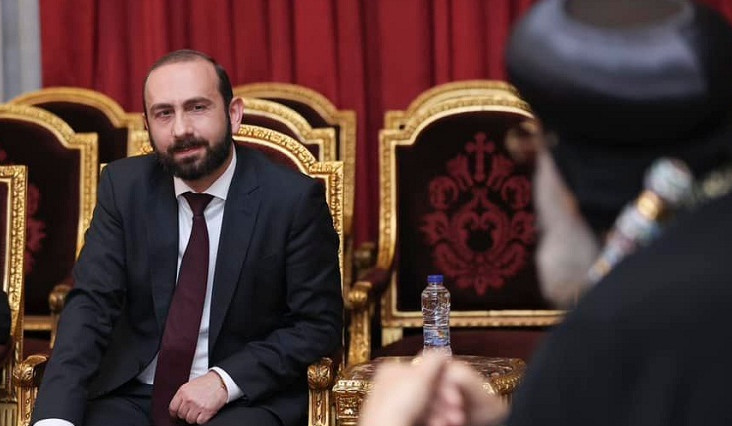 Ararat Mirzoyan presented humanitarian situation in Nagorno-Karabakh to spiritual leader of Coptic Orthodox Church