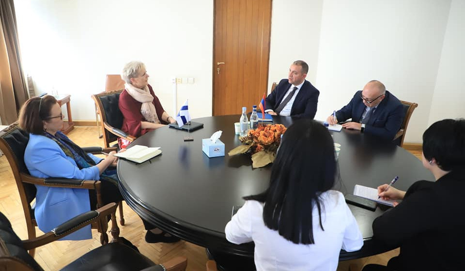 Possibilities of strengthening Armenian-Finnish economic ties discussed