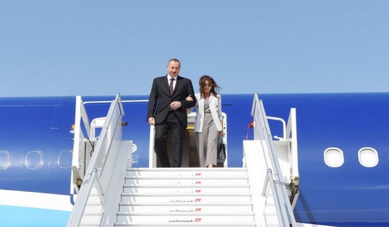 Ильхам Алиев прибыл с рабочим визитом в Германию