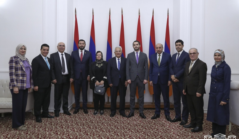 Միջխորհրդարանական հարաբերություններն ակտիվացել են. Ռուբեն Ռուբինյանն ընդունել է Իրաքի խորհրդարանի պատվիրակությանը