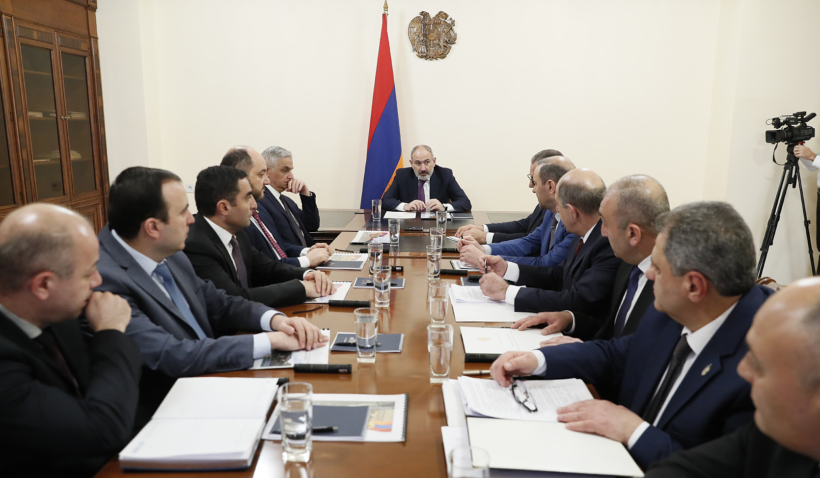 ՀՀ վարչապետին զեկուցել են Պետական պահպանության ծառայության կողմից 2022-ին կատարված աշխատանքների մասին