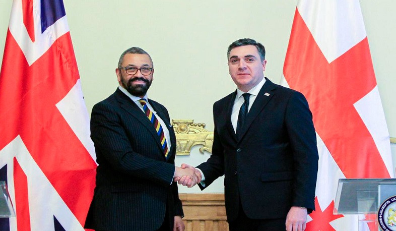 Илья Дарчиашвили принял министра иностранных дел Великобритании