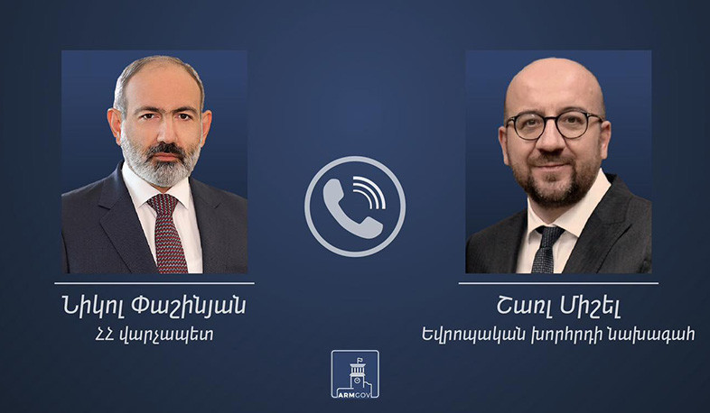 Pashinyan holds phone talk with Michel