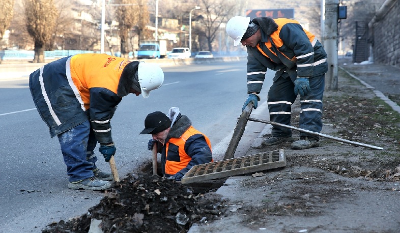 Pekerjaan konstruksi dan rekonstruksi drainase badai dan sistem pembuangan limbah akan dilakukan di Yerevan