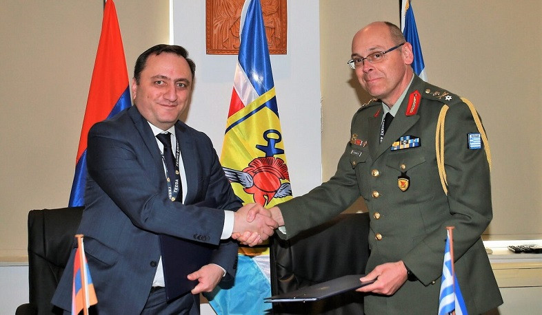 Армения подписала новую программу военного сотрудничества с Грецией