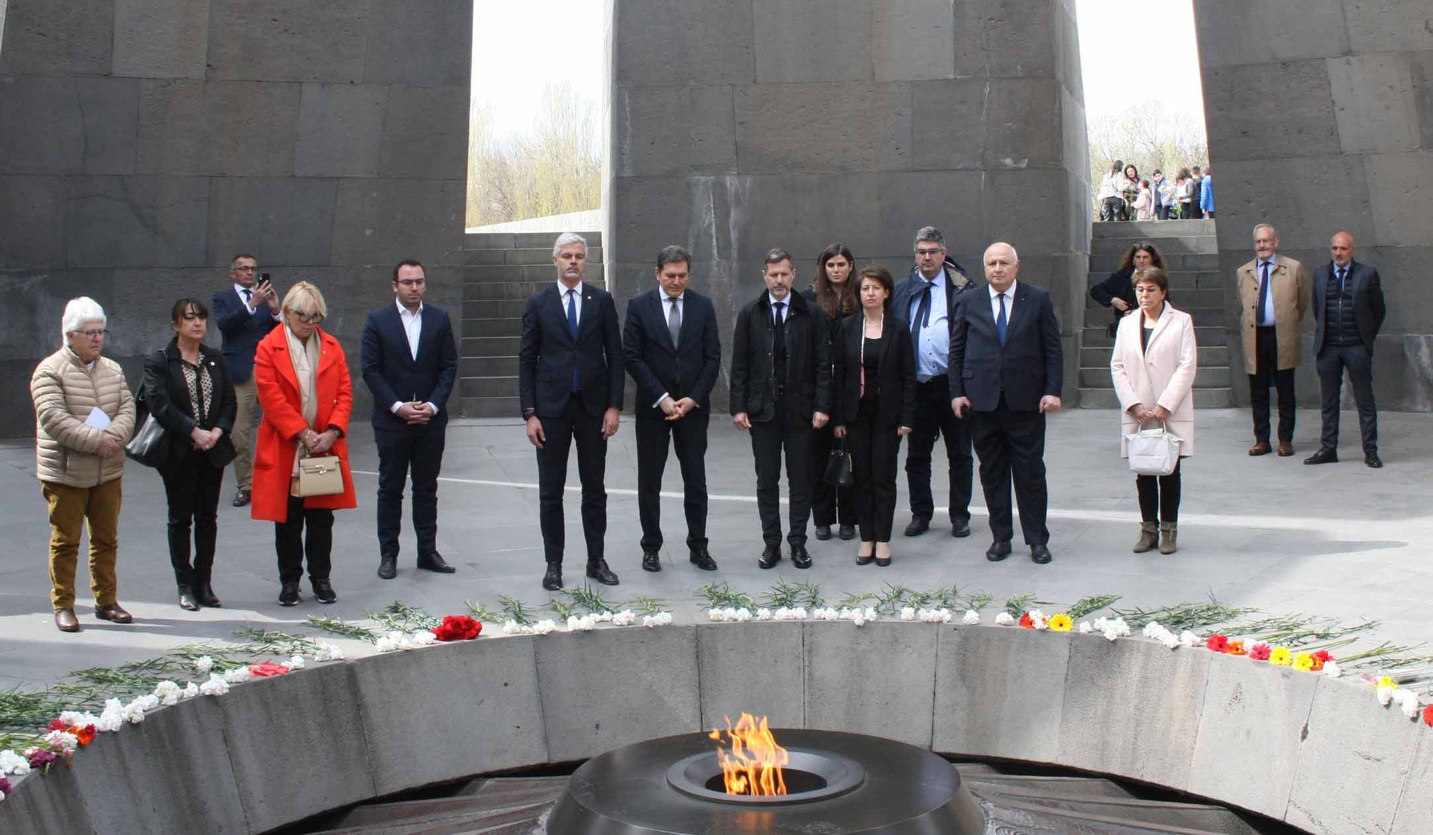 Делегация во главе с председателем региона Овернь-Рона-Альпы Франции посетила Цицернакаберд