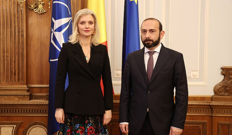 Meeting of Minister of Foreign Affairs of Republic of Armenia with acting President of Senate of Romania