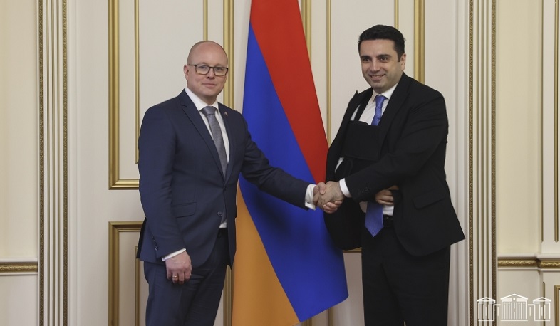 Alen Simonyan Receives Delegation Led by Head of Sweden-Armenia Friendship Group of Parliament of Sweden Björn Söder