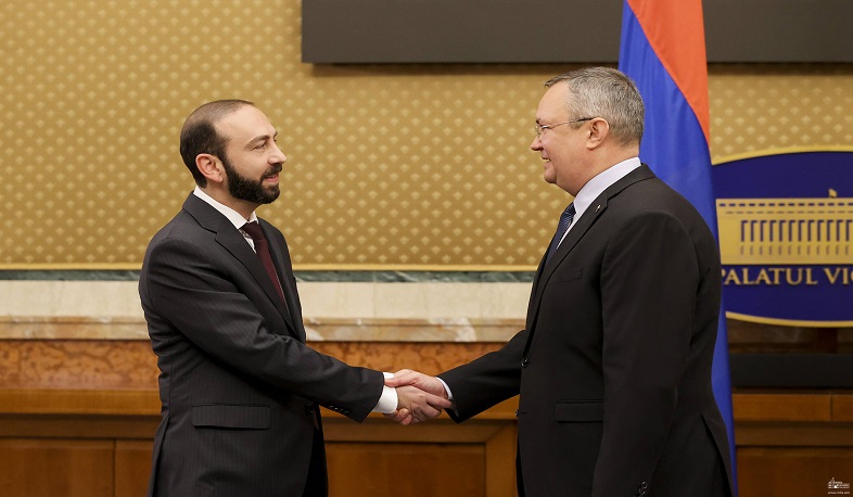 Armenia’s Foreign Minister presented security situation in South Caucasus to Prime Minister of Romania