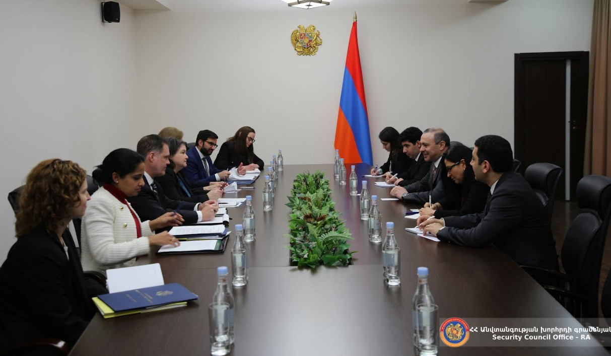 Armen Grigoryan and representative of US Department of Commerce discussed joint programs for improving business environment