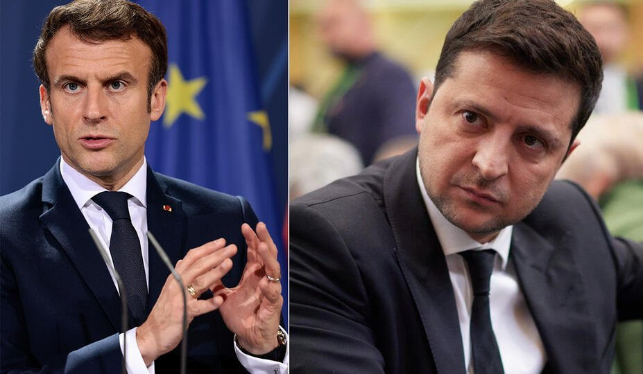 Zelensky and Macron talked on phone