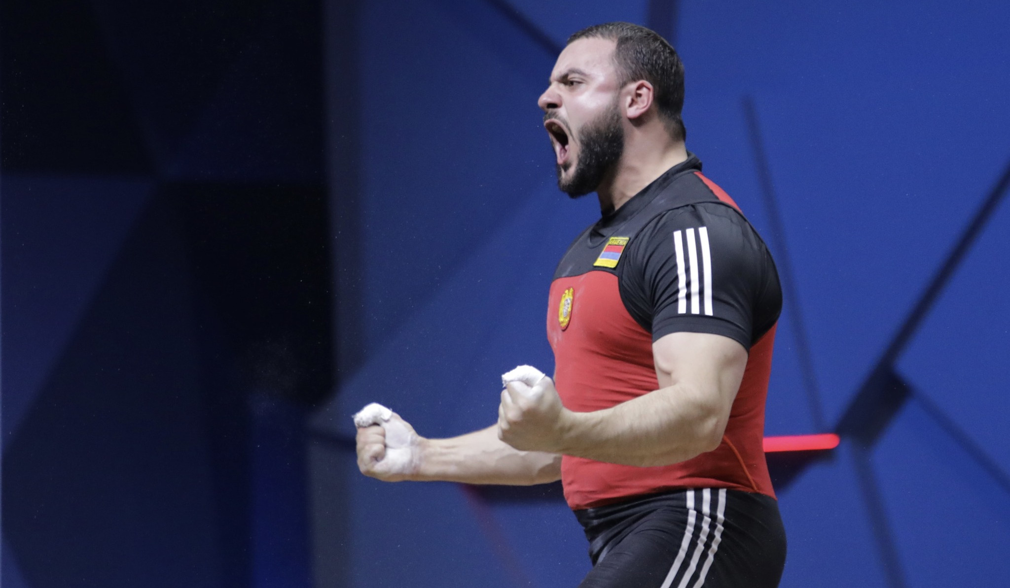 Samvel Gasparyan - European weightlifting champion, Petros Petrosyan - bronze medalist