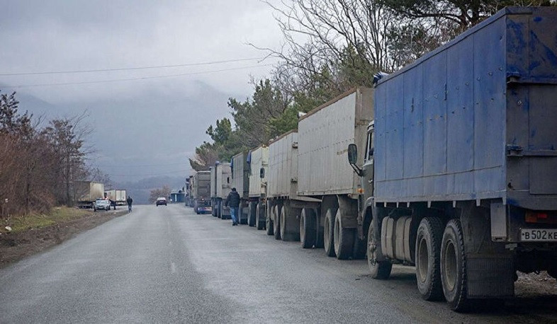 Հայաստանից դուրս է եկել և դեռ Ռուսաստանի սահմանը չի հատել մոտ 1000 բեռնատար
