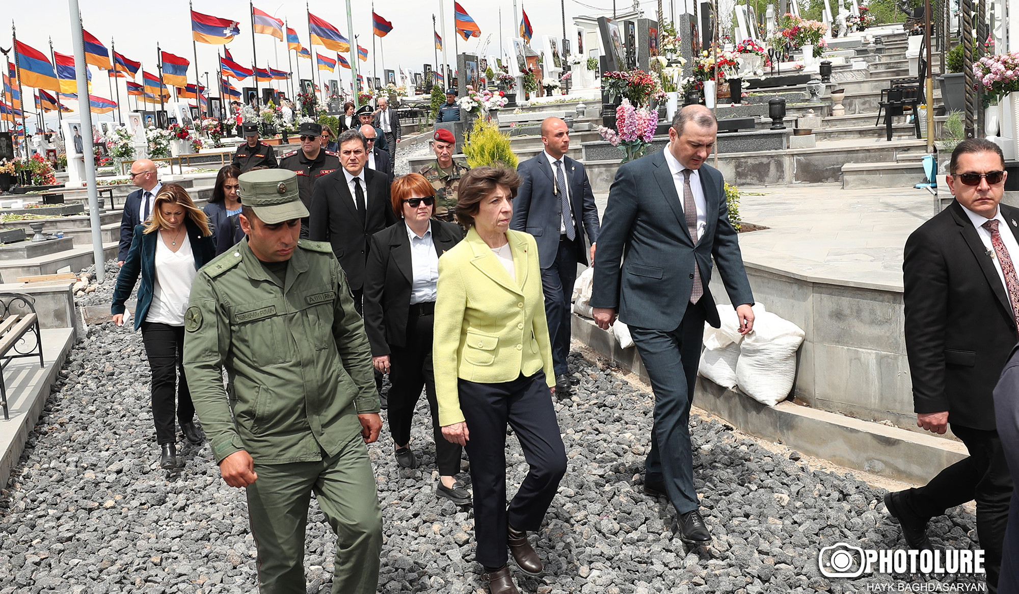 French Foreign Minister visited Yerablur Military Pantheon
