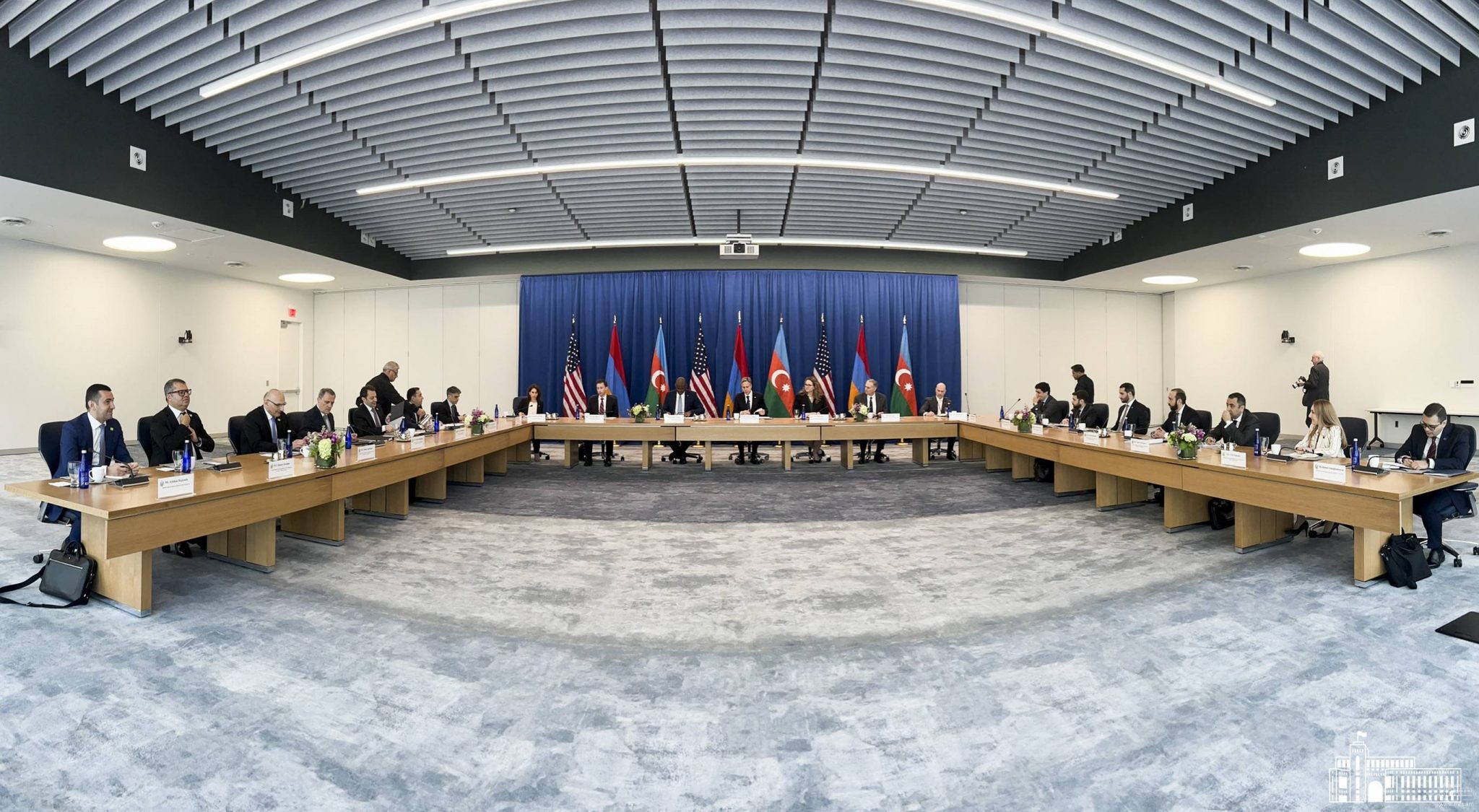 Ավարտվել է Միրզոյան-Բլինքեն-Բայրամով հանդիպումը․ քննարկվել են Հայաստանի և Ադրբեջանի միջև հարաբերությունների կարգավորման գործընթացի հարցեր