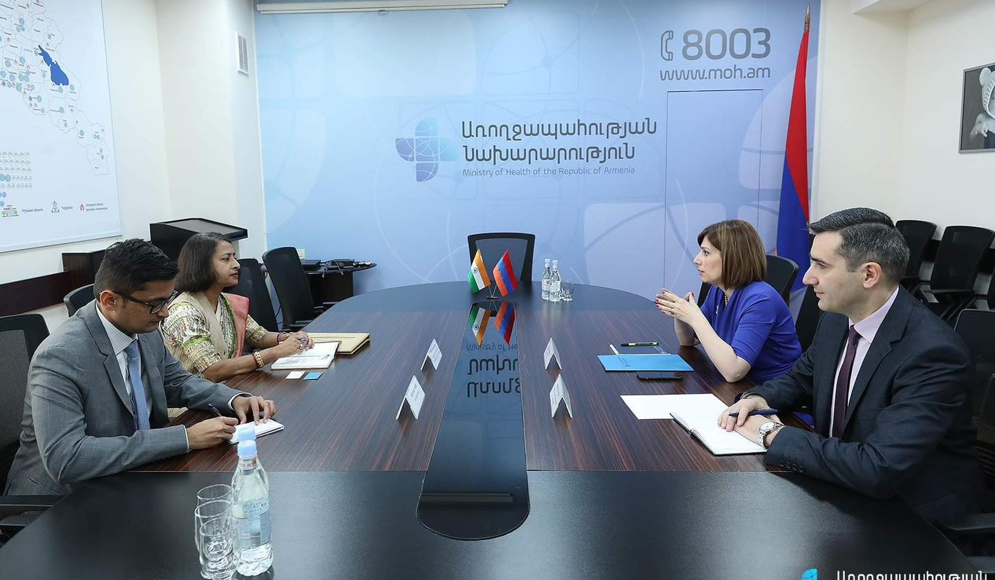 Համաձայնագրեր կստորագրվեն. առողջապահության ոլորտում հայ-հնդկական համագործակցության համար. Ավանեսյան նոր էջ կբացվի