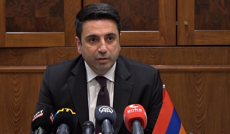 Goods and people can move freely from Azerbaijan to Nakhijevan, as well as Turkey: Alen Simonyan in Ankara