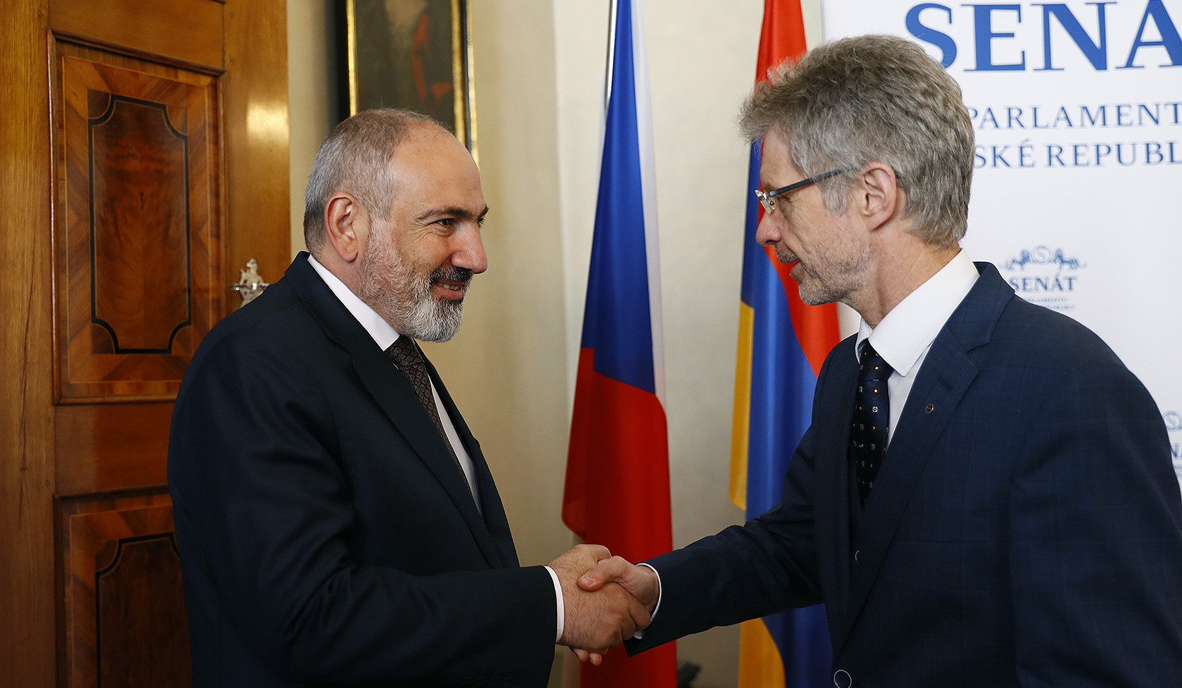 Никол Пашинян встретился с председателем Сената Чехии