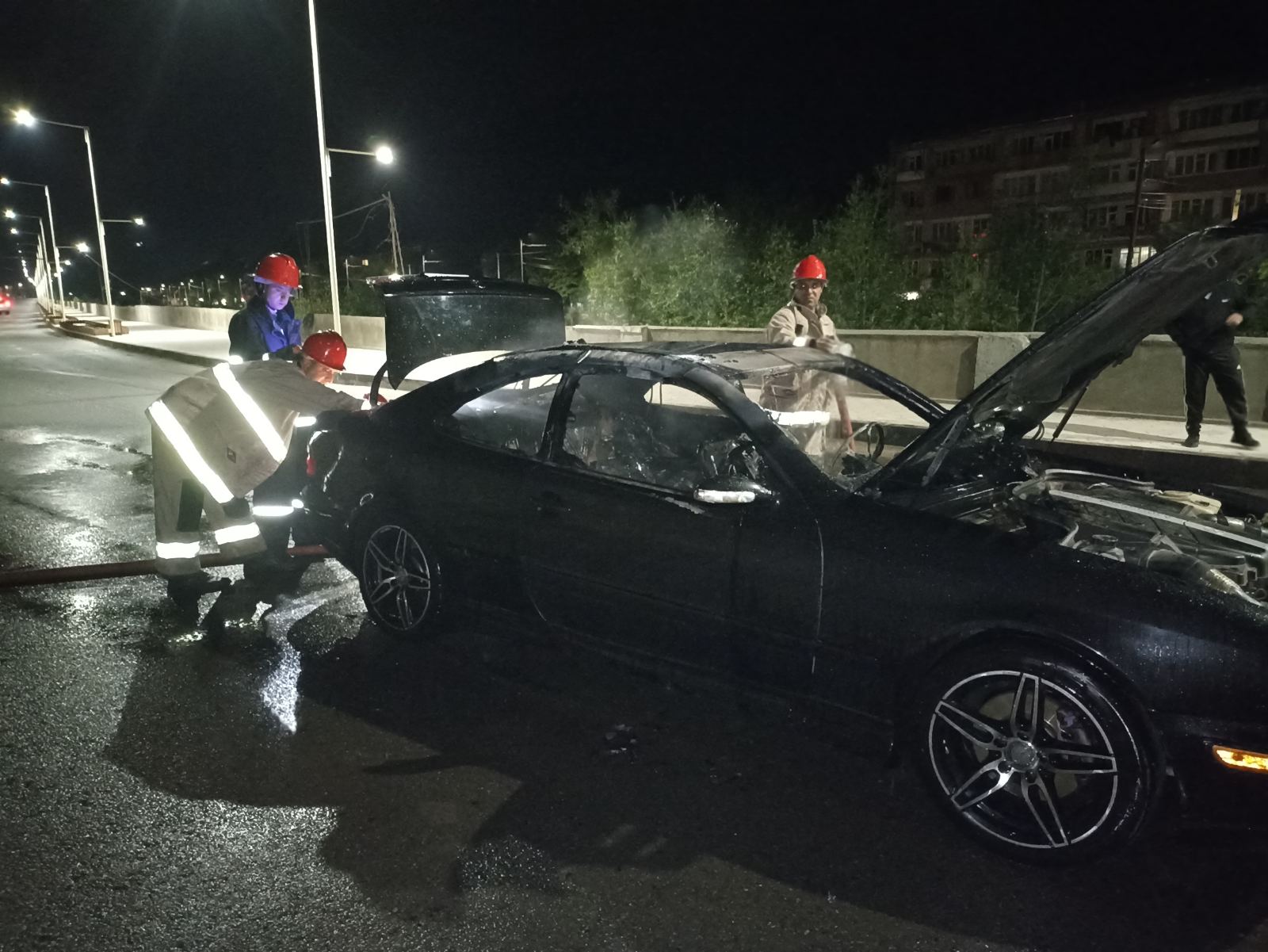 Հրդեհ ավտոմեքենայում. վարորդը հոսպիտալացվել է