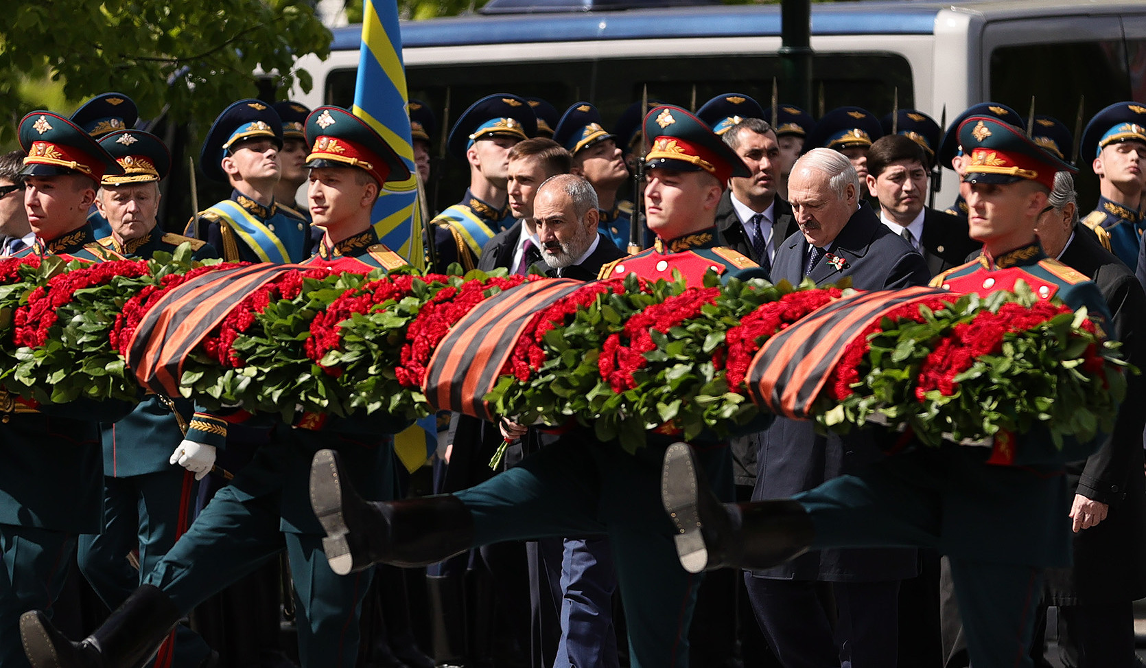 Armenian Prime Minister Pashinyan attends military parade dedicated to victory in Great Patriotic War in Moscow