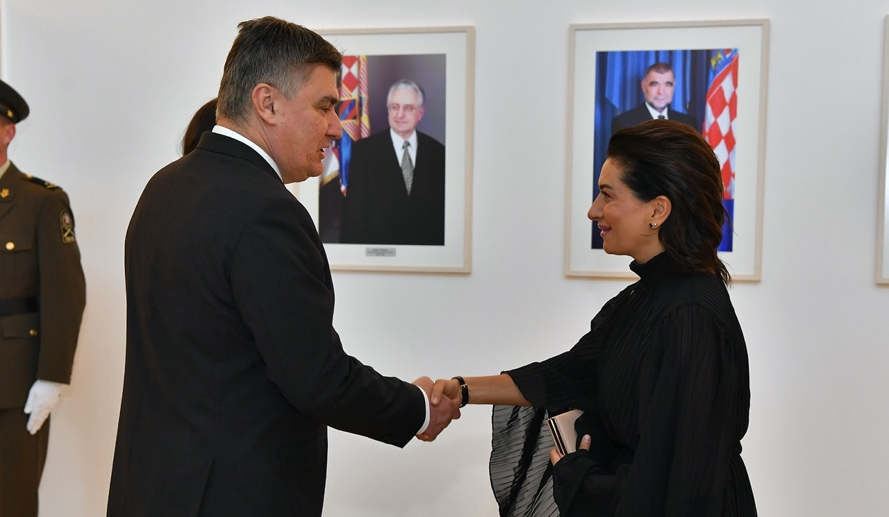 Աննա Հակոբյանը մասնակցել է Խորվաթիայի նախագահի անունից մատուցված ընթրիքին