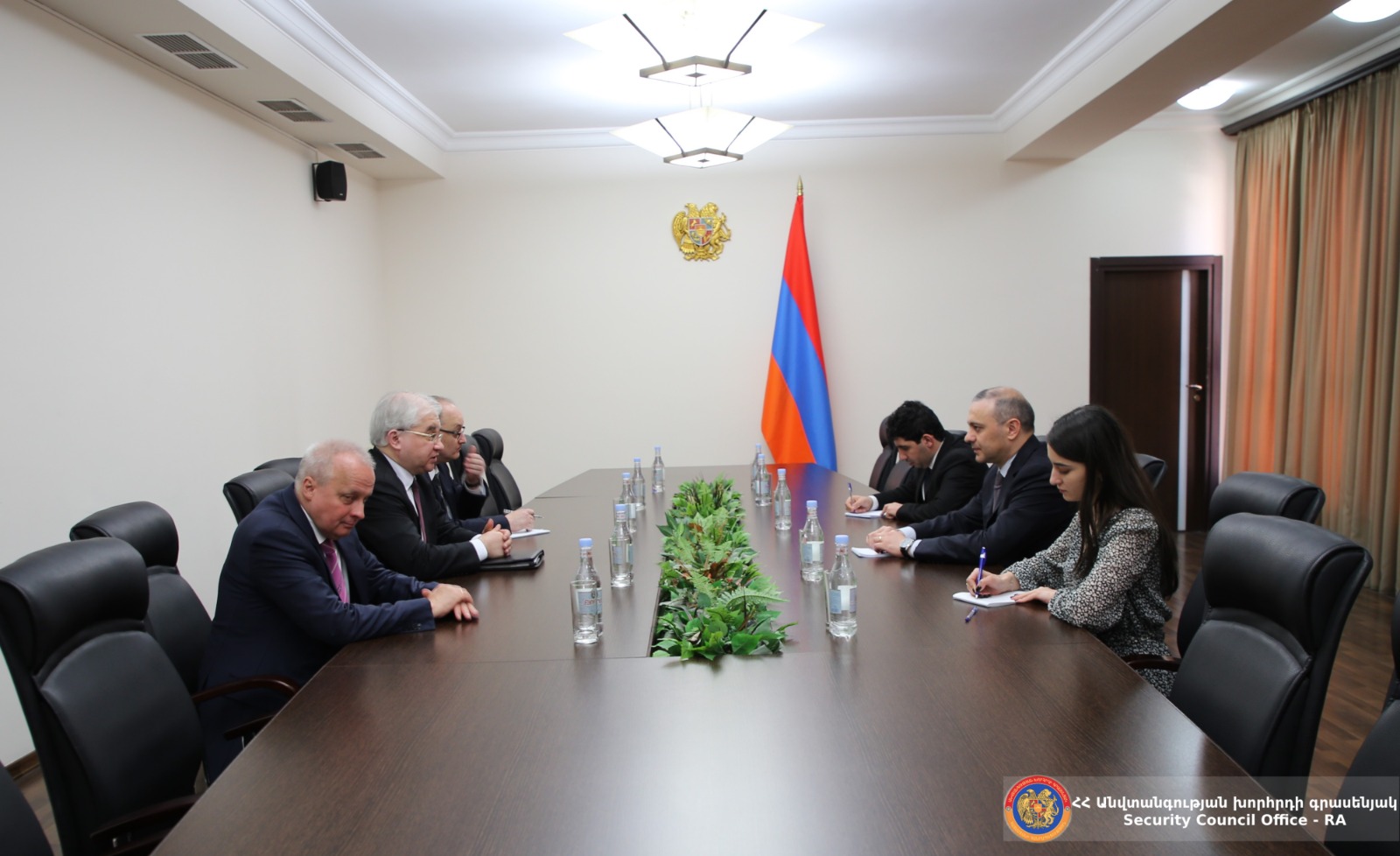 Secretary of Security Council and Khovaev discussed recent developments regarding normalization of relations between Armenia and Azerbaijan