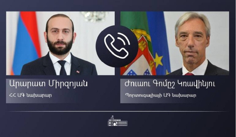 Ararat Mirzoyan discussed issues related to regional security and stability with his Portuguese counterpart
