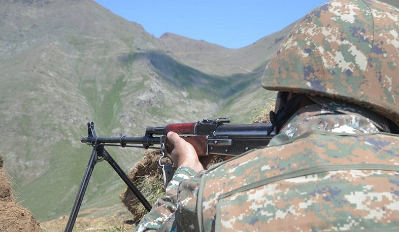 Azerbaijani Armed Forces continue to fire in direction of Armenian positions of Kut and Sotk: Ministry of Defense