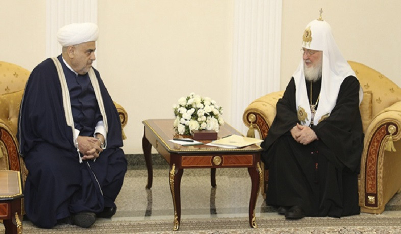 Patriarch Kirill expressed his willingness to take role of mediator between religious leaders of Armenia and Azerbaijan