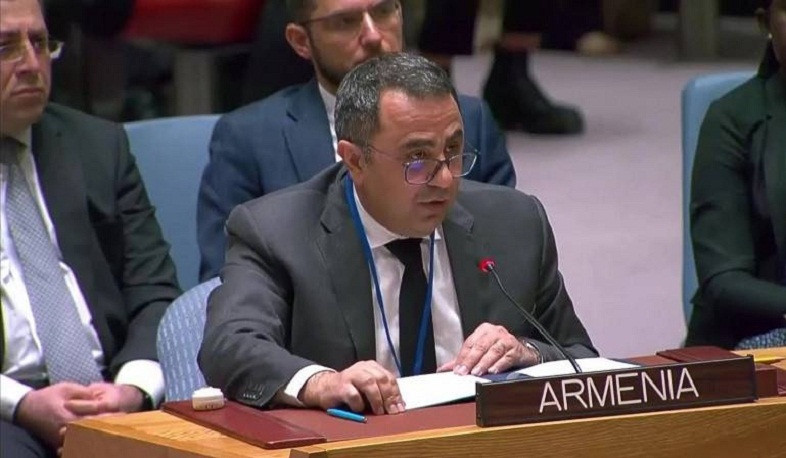 Deputy Foreign Minister of Armenia Vahe Gevorgyan deliverd remarks at meeting of UN Security Council on Protection of Civilians in Armed Conflict