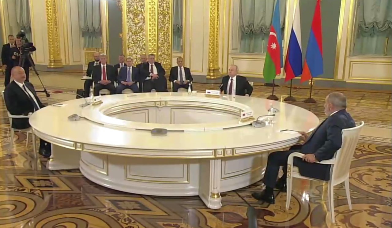 В Москве началась трехсторонняя встреча Пашинян-Путин-Алиев