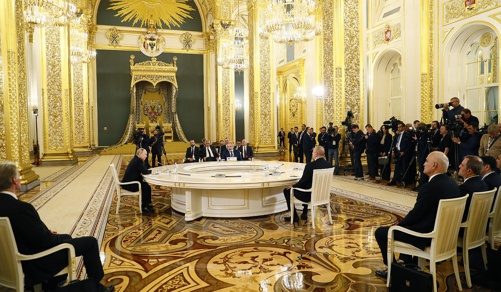 На встрече Пашинян-Путин-Алиев были обсуждены вопросы, связанные с разблокированием региональной транспортной и экономической инфраструктуры