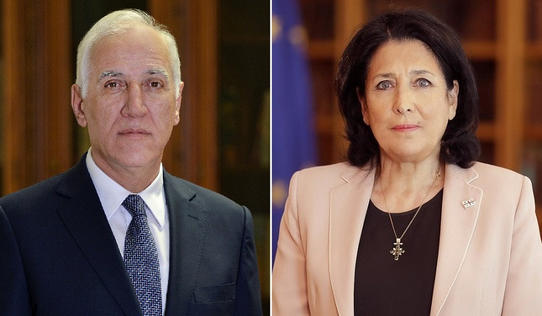 President Vahagn Khachaturyan sent congratulatory message to President of Georgia Salome Zurabichvili