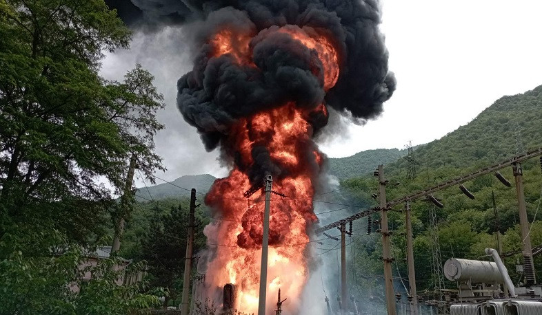 Ախթալա-Ալավերդի ավտոճանապարհի էլեկտրական ենթակայանն այրվել է
