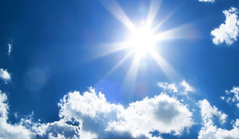 Հայաստանում օդի ջերմաստիճանը հունիսի 2-3-ը կբարձրանա 2-4 աստիճանով