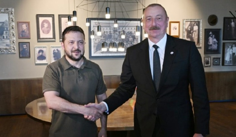Zelensky thanked President Aliyev for humanitarian aid