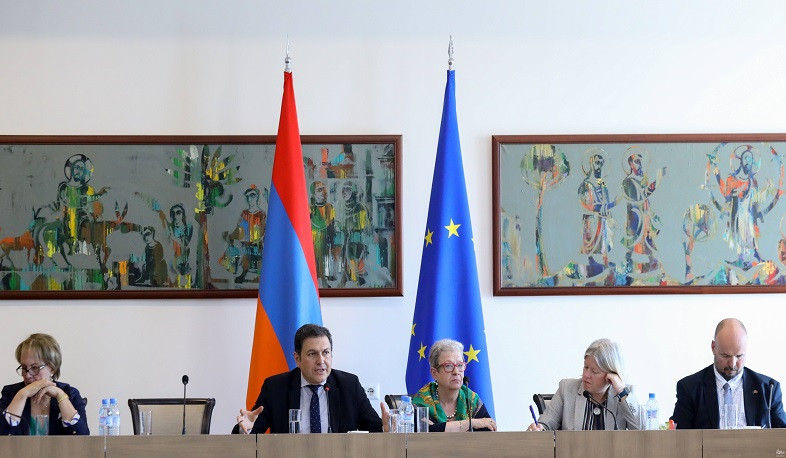 Պարույր Հովհաննիսյանի և Եվրոպական խորհրդի աշխատանքային խմբի հանդիպմանը մտքեր են փոխանակվել ՀՀ-ԵՄ գործընկերության հարցերի շուրջ