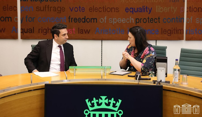 Ալեն Սիմոնյանը և Բրիտանիայի խորհրդարանի հանձնաժողովի նախագահն անդրադարձել են Հայաստանի տարածքային ամբողջականության դեմ ադրբեջանական ագրեսիային