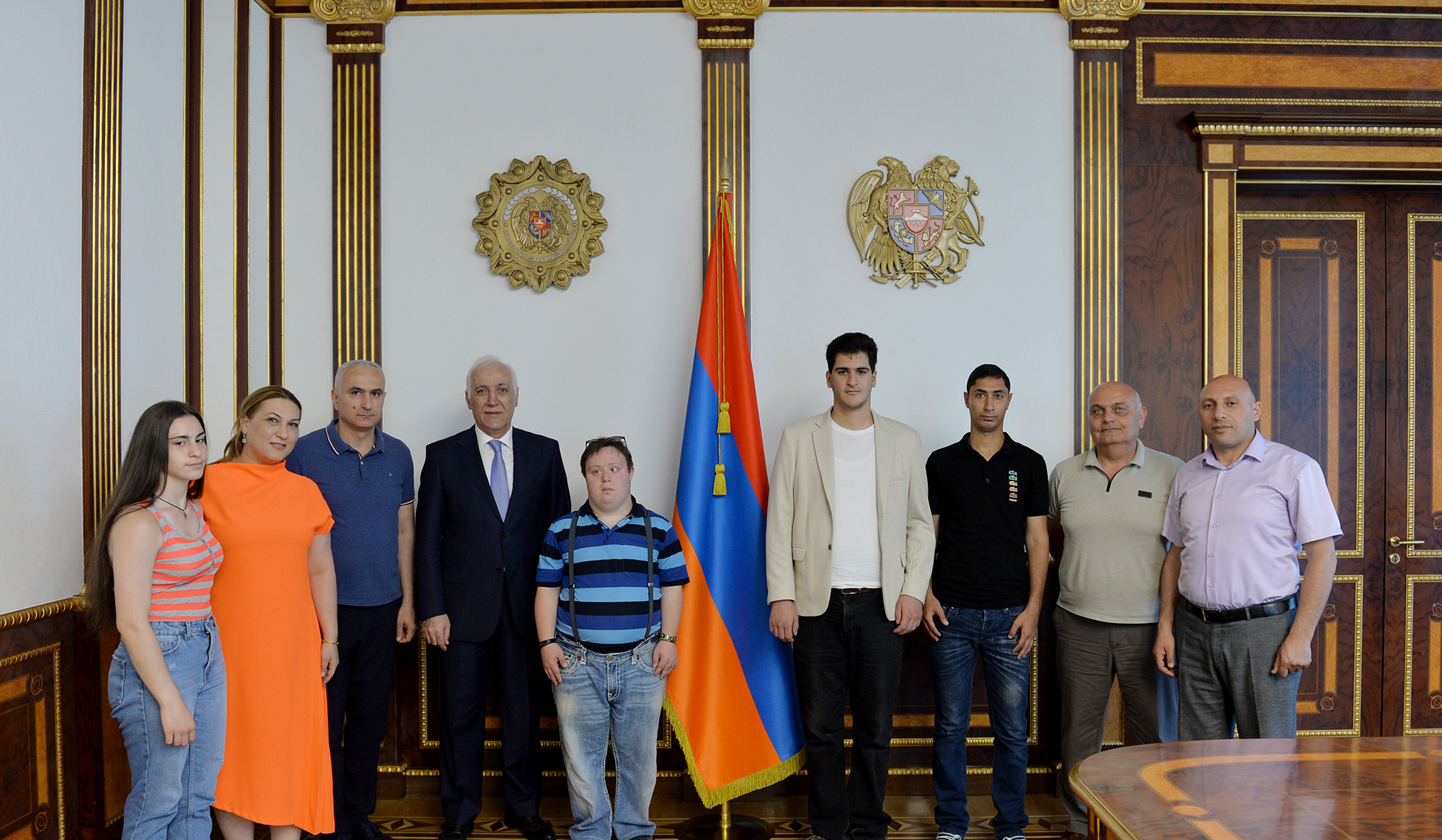 Նախագահ Խաչատուրյանն ընդունել է «Հայկական հատուկ օլիմպիադաներ» կազմակերպության ներկայացուցիչներին