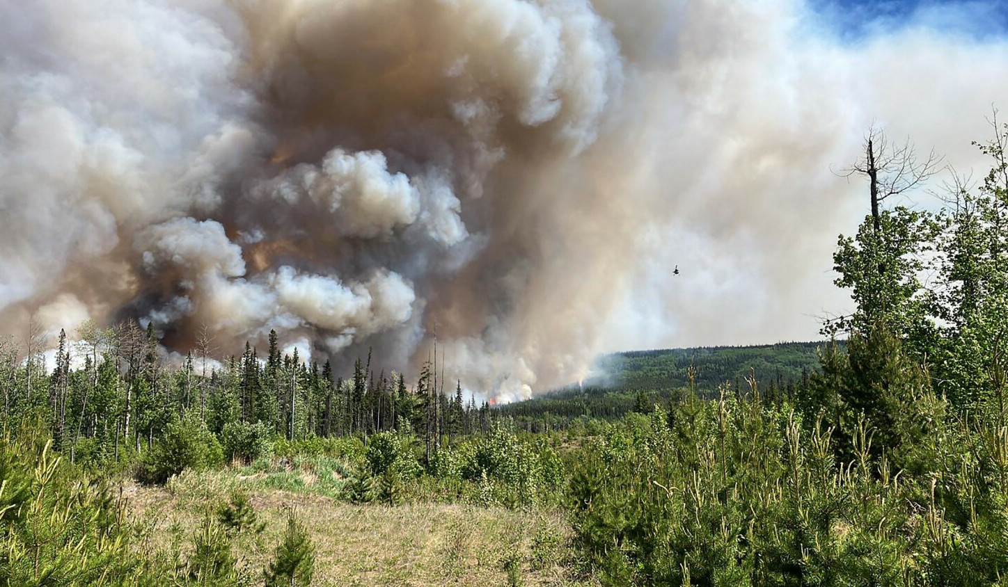 Дым от канадских лесных пожаров окутал ряд населенных пунктов страны, добрался до городов северо-востока США