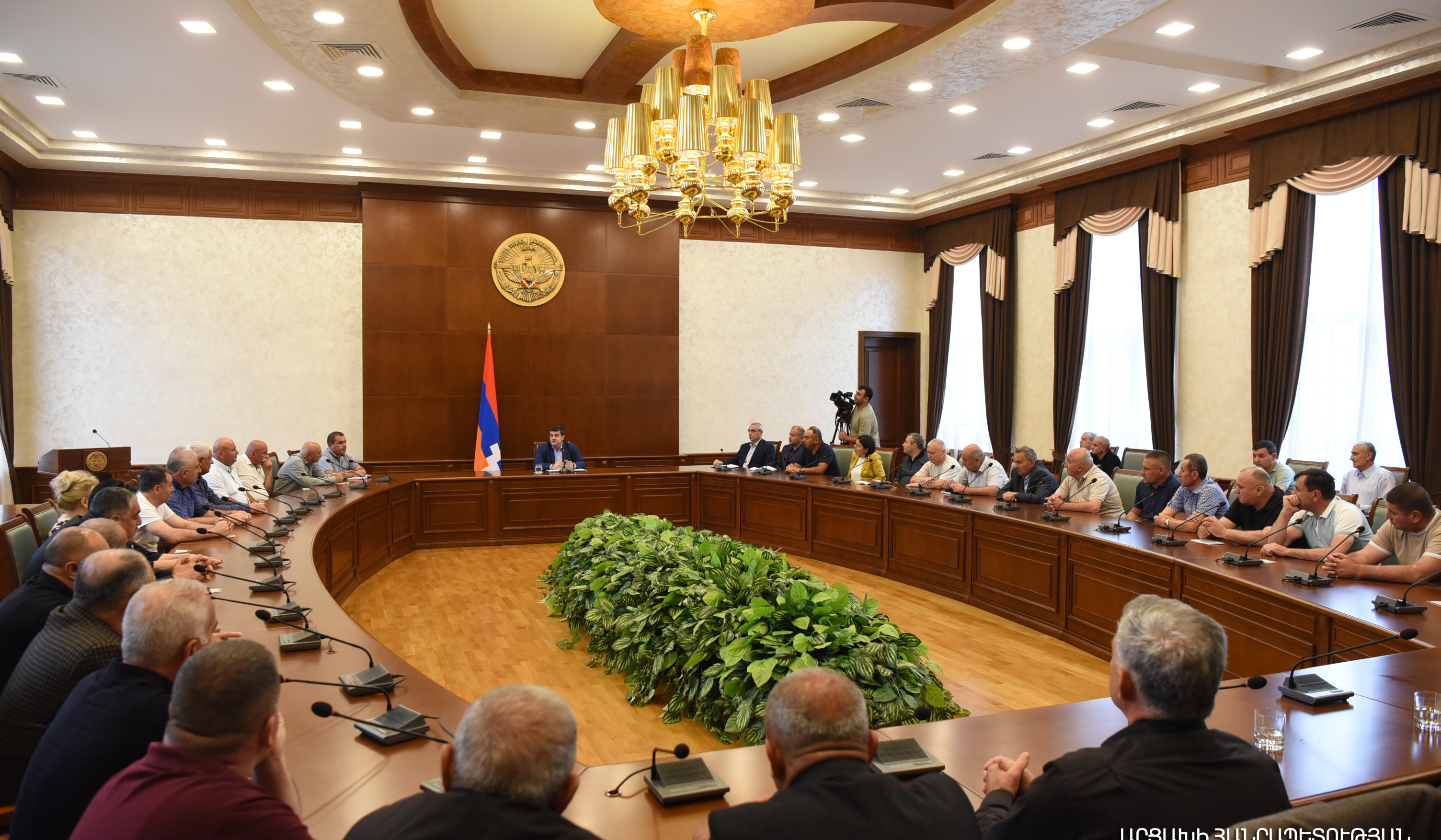 President of Artsakh presented military and political situation to war veterans
