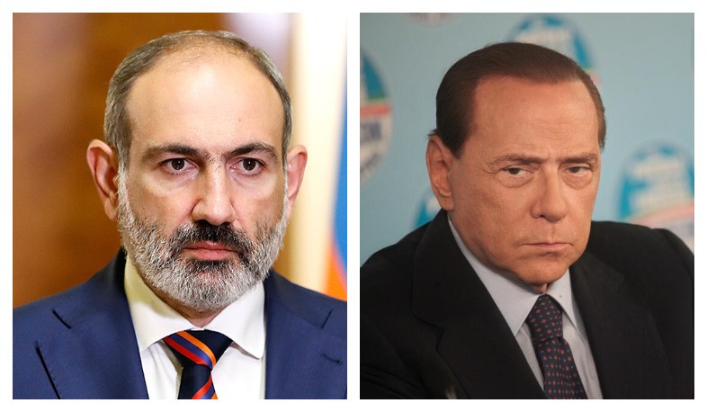 Берлускони внес значительный вклад в развитие многовековых армяно-итальянских отношений: Телеграмма соболезнования Пашиняна