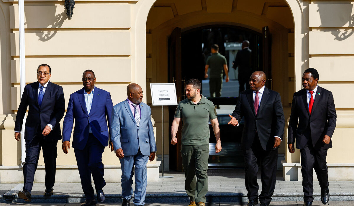 African delegation met with Zelensky in Kyiv and then left for Russia