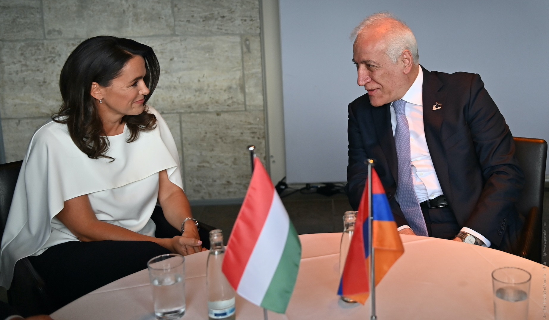 President Vahagn Khachaturyan met with President of Hungary Katalin Novák