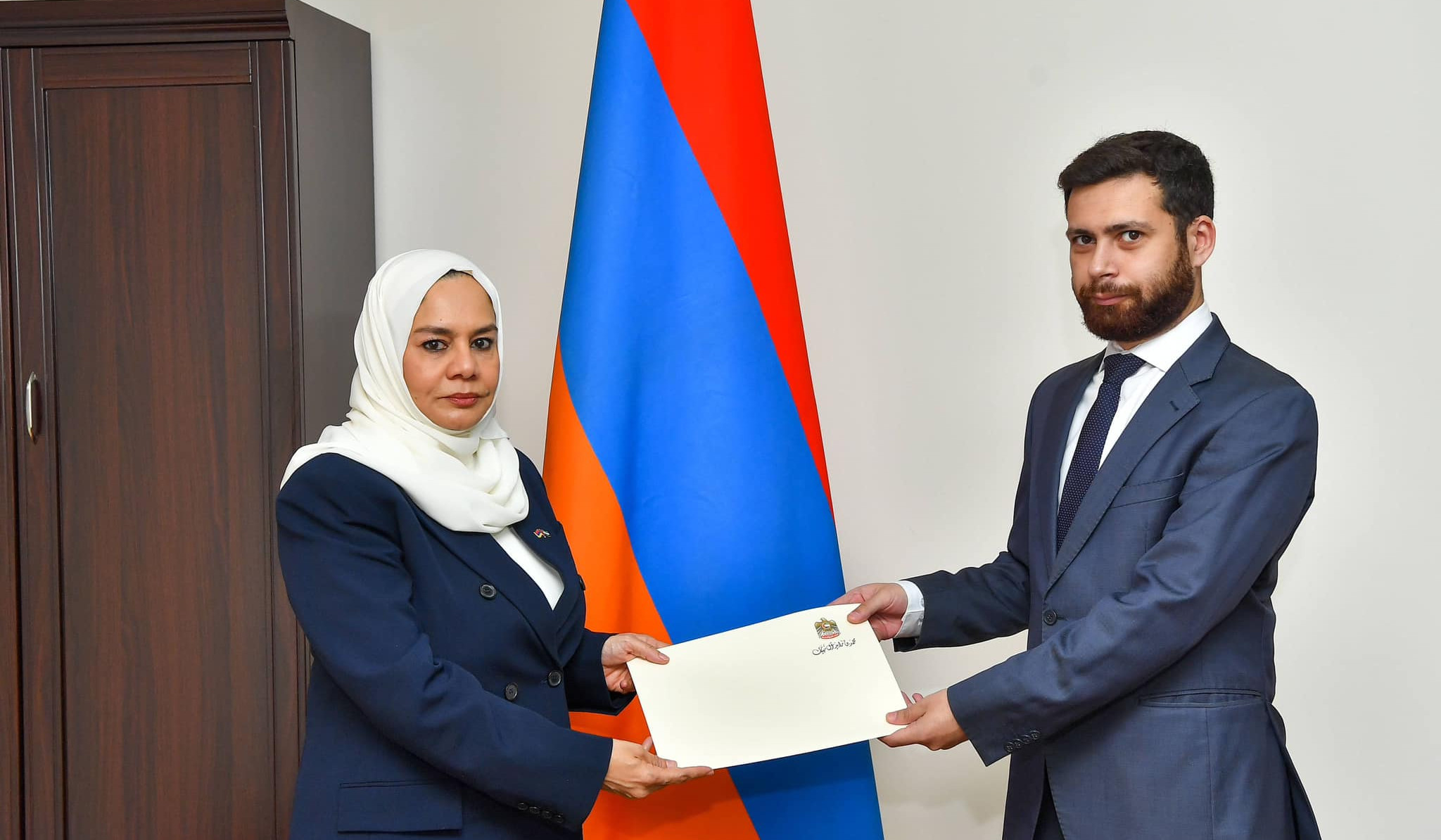 Newly appointed Аmbassador of United Arab Emirates handed over copy of credentials to Deputy Foreign Minister of Armenia