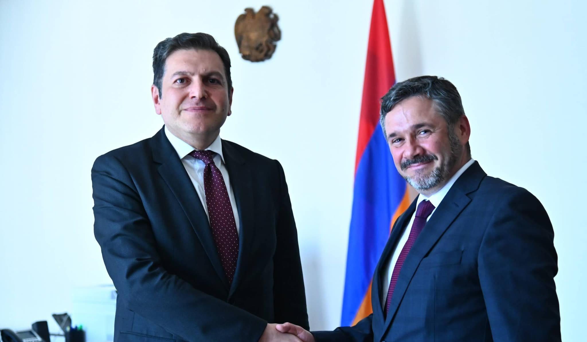 Լիտվայի դեսպանն իր հավատարմագրերի պատճենն է հանձնել ՀՀ ԱԳ փոխնախարարին