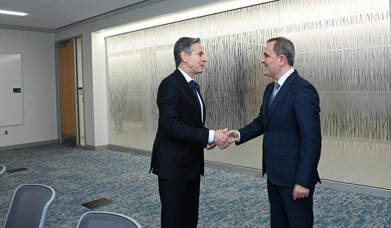 Джейхун Байрамов встретился с госсекретарем США Энтони Блинкеном