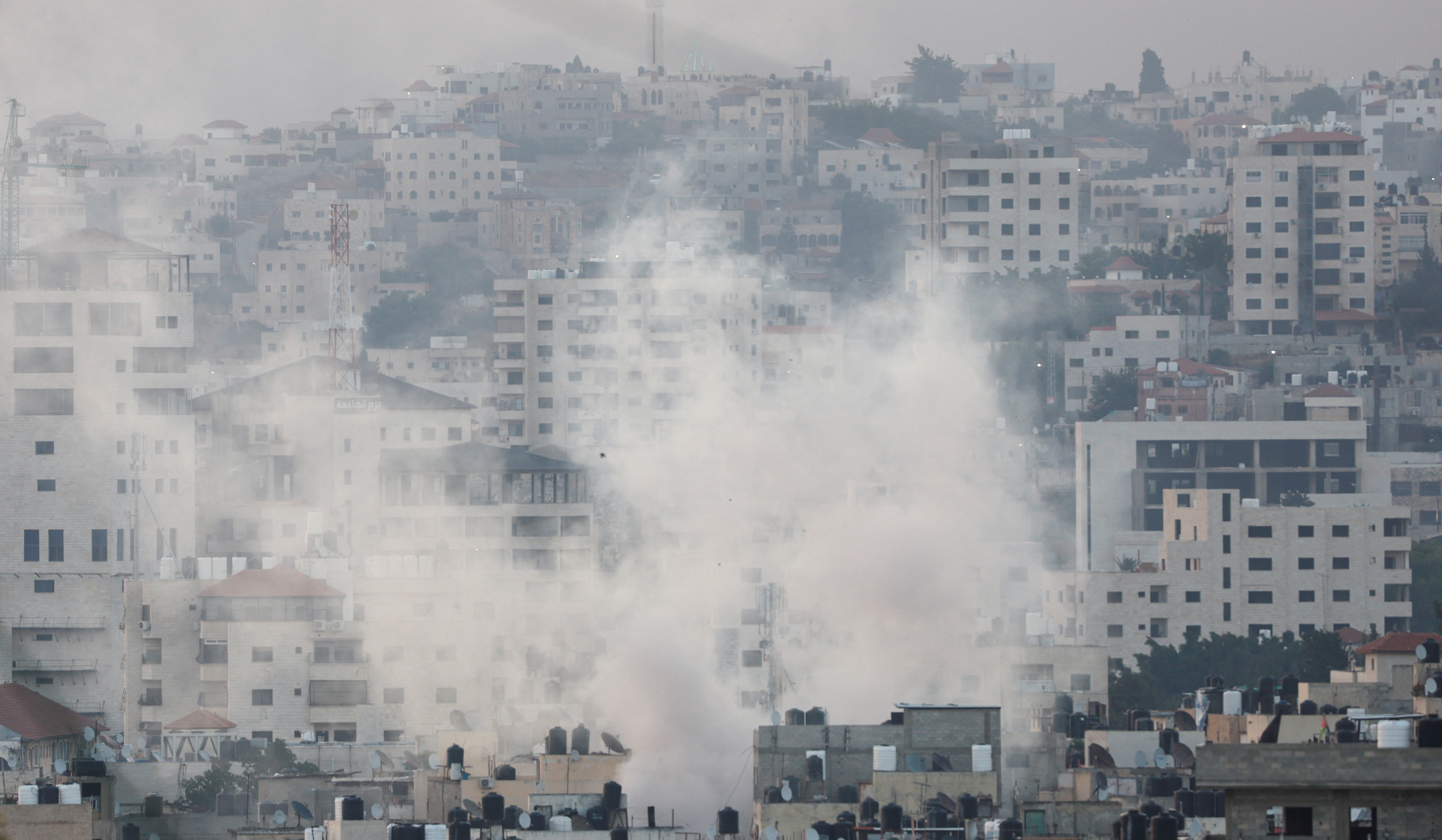 Israeli forces strike West Bank city, Palestinians say one killed